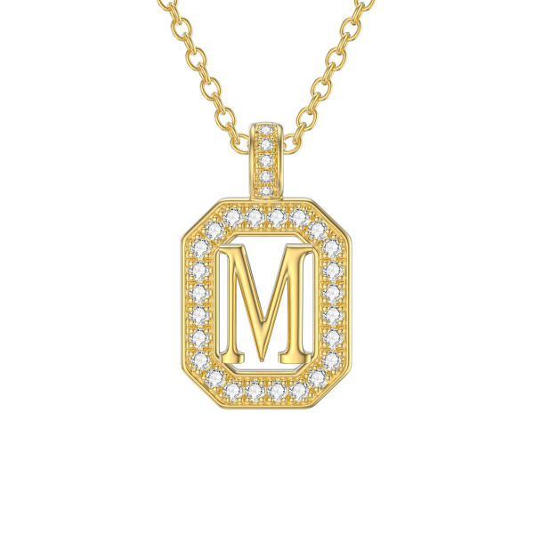 Square Pendant Initial Jewelry Pendant Hisatan Initial Necklace For Men Women, A-Z Letter India Ubuy