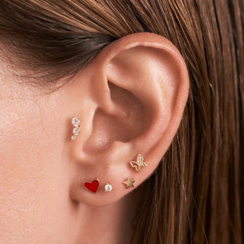 14K-Gold-Moissanit-Steckerohrringe-2