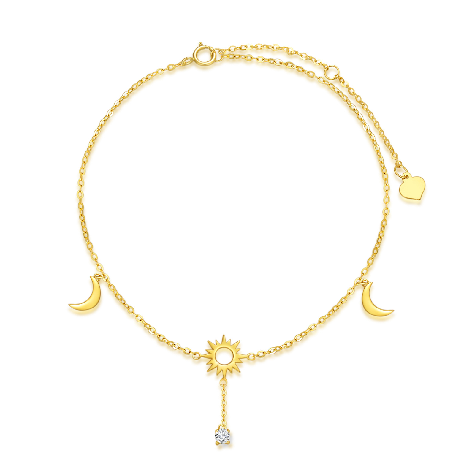 14K Gold Cubic Zirc… - image