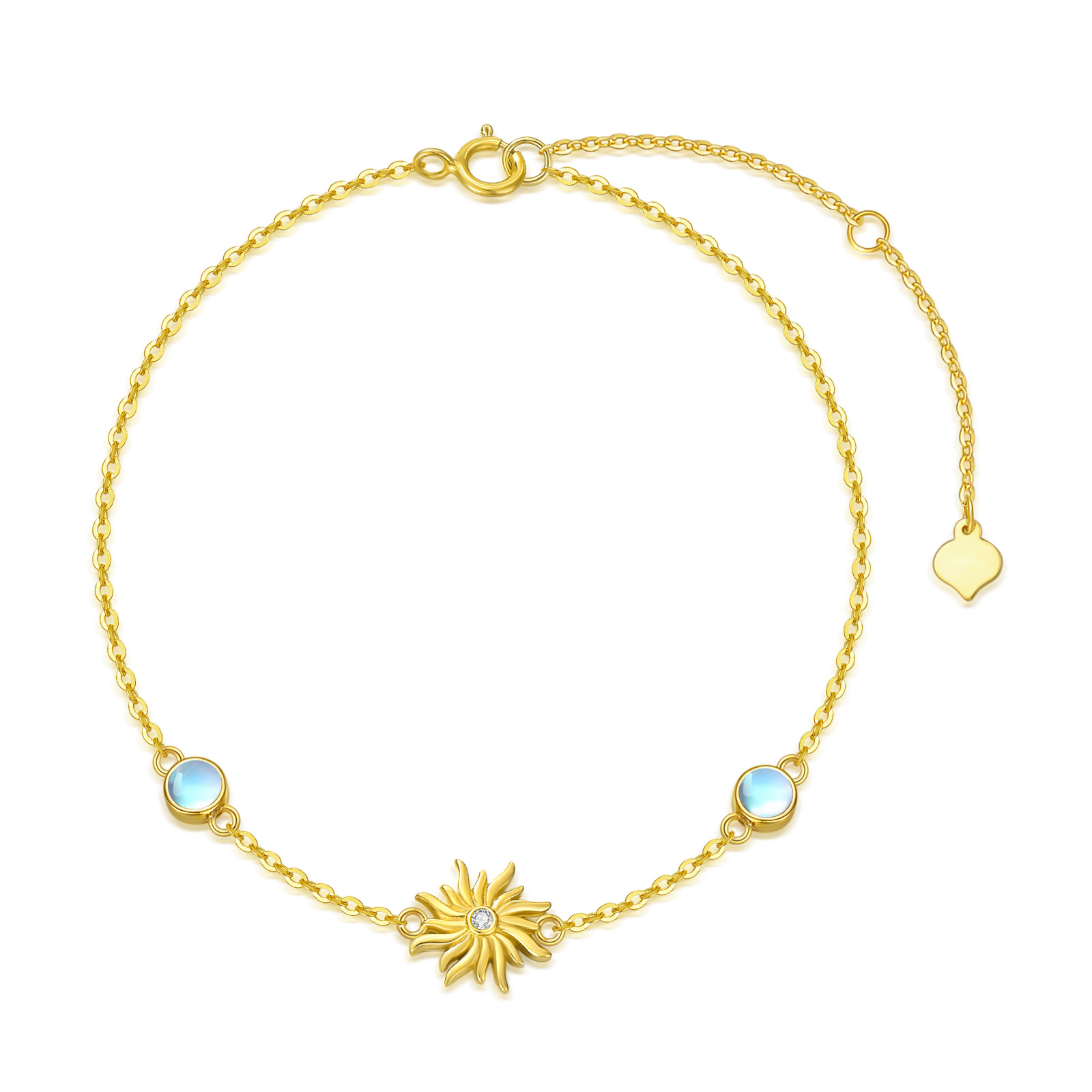 14K Gold Cubic Zirc… - image