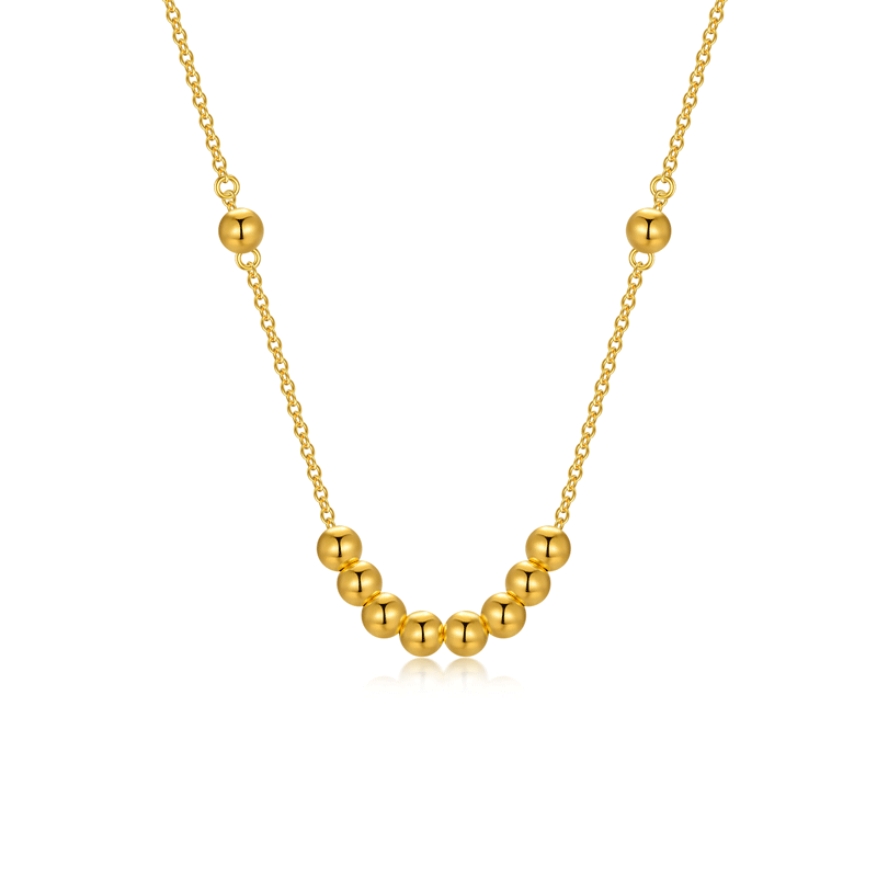 10K Gold Mother Pendant Necklace-1