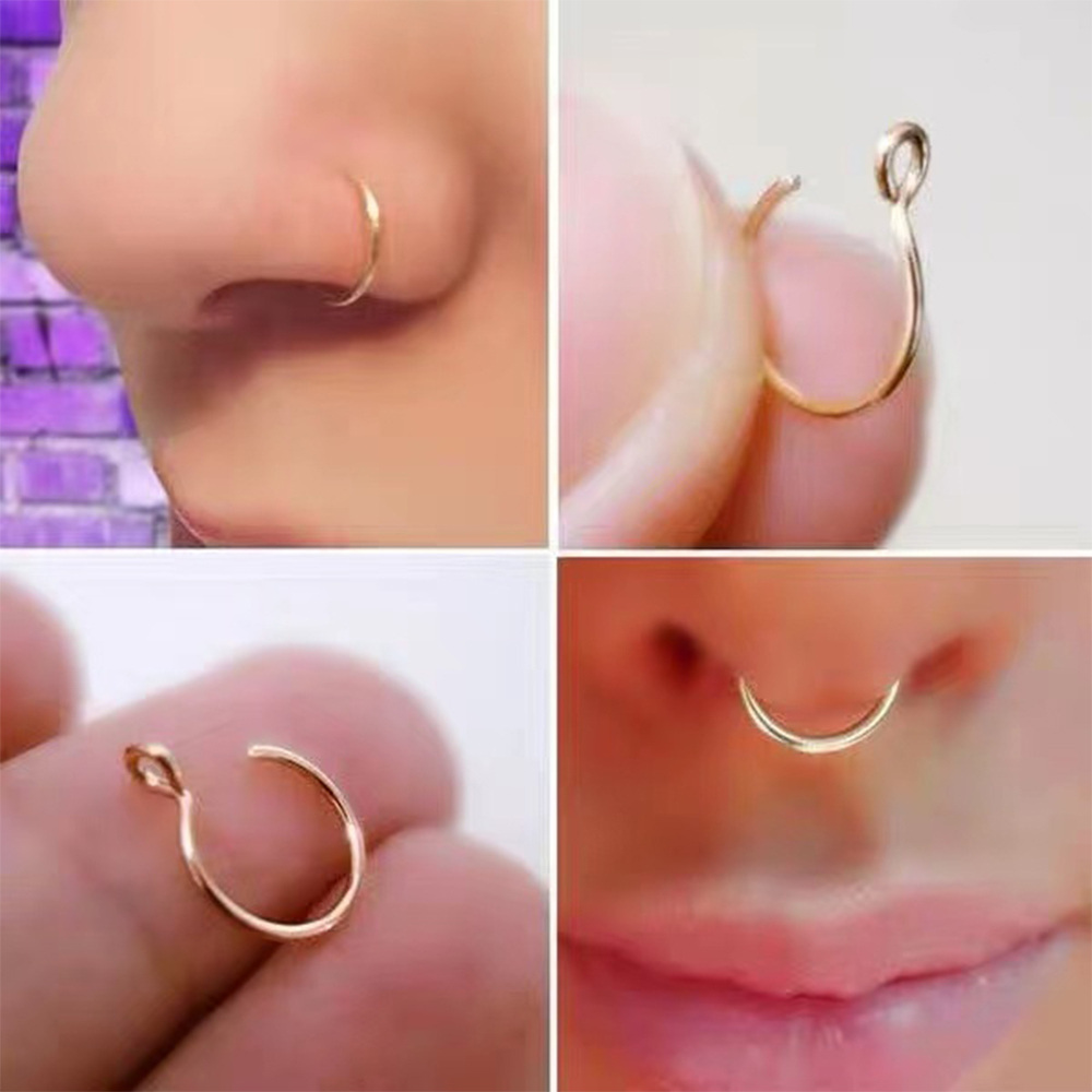 14K Gold Nose Ring-2