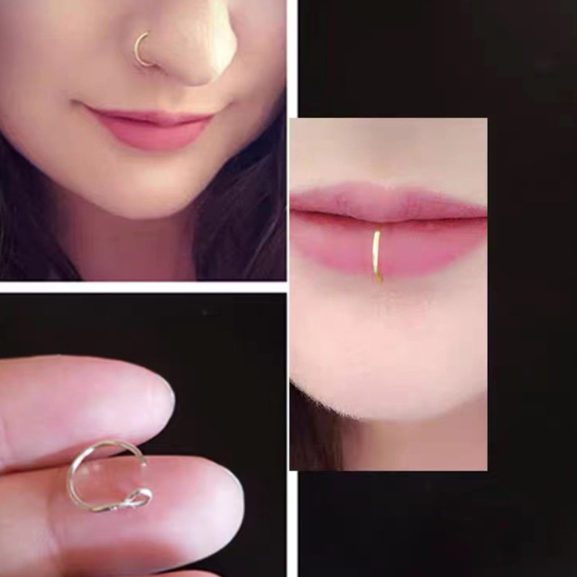 14K Gold Nose Ring-3