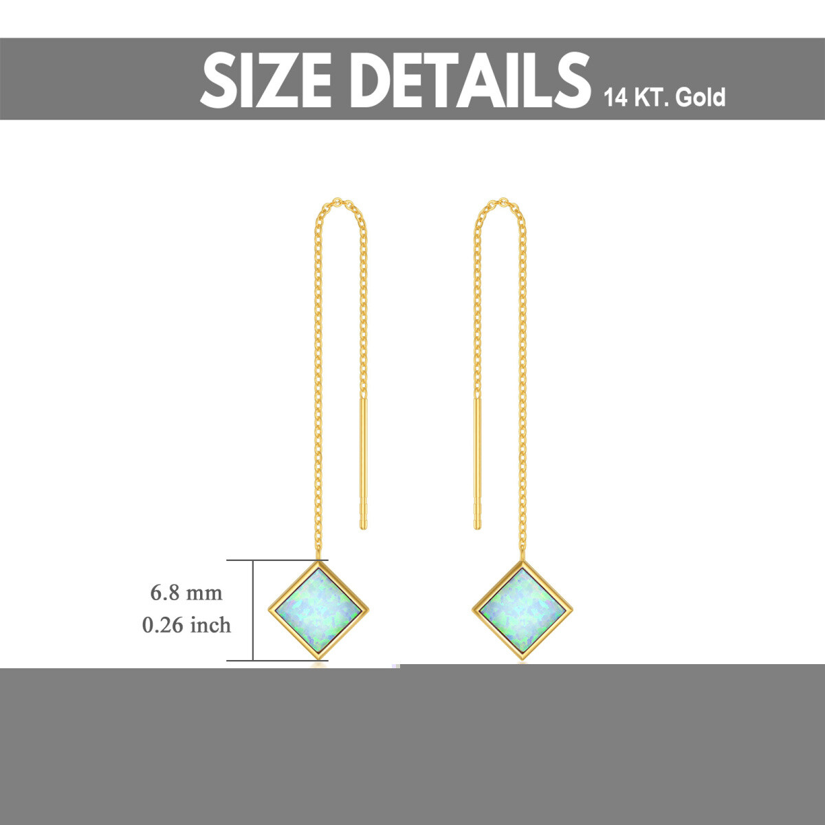 14K Gold Opal Drop Earrings-5