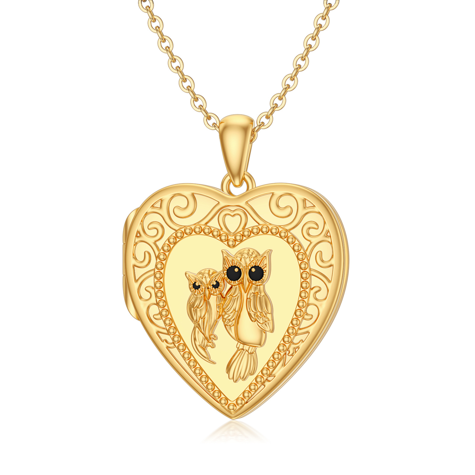 14K Gold Owl Person… - image