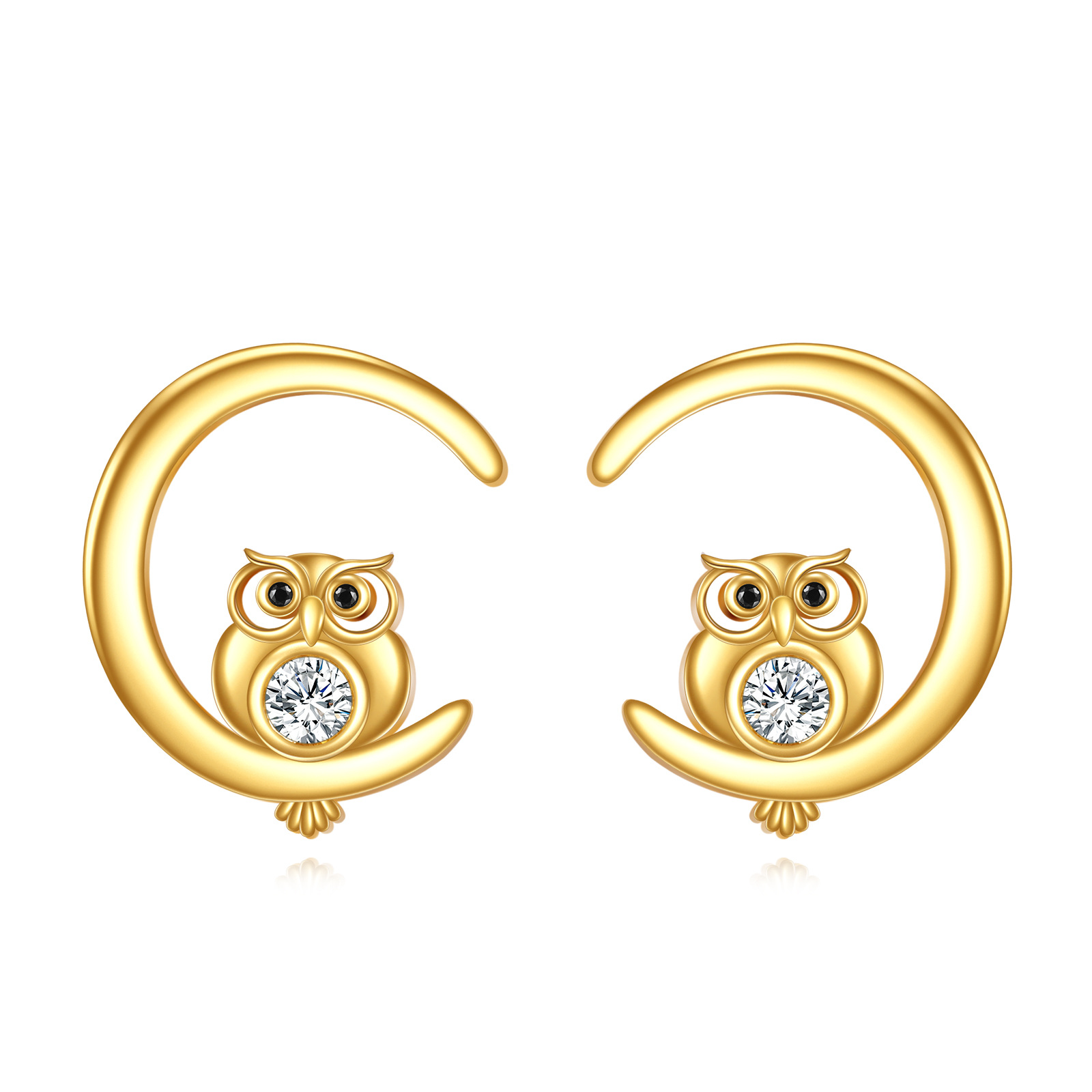 14K Gold Cubic Zirc… - image