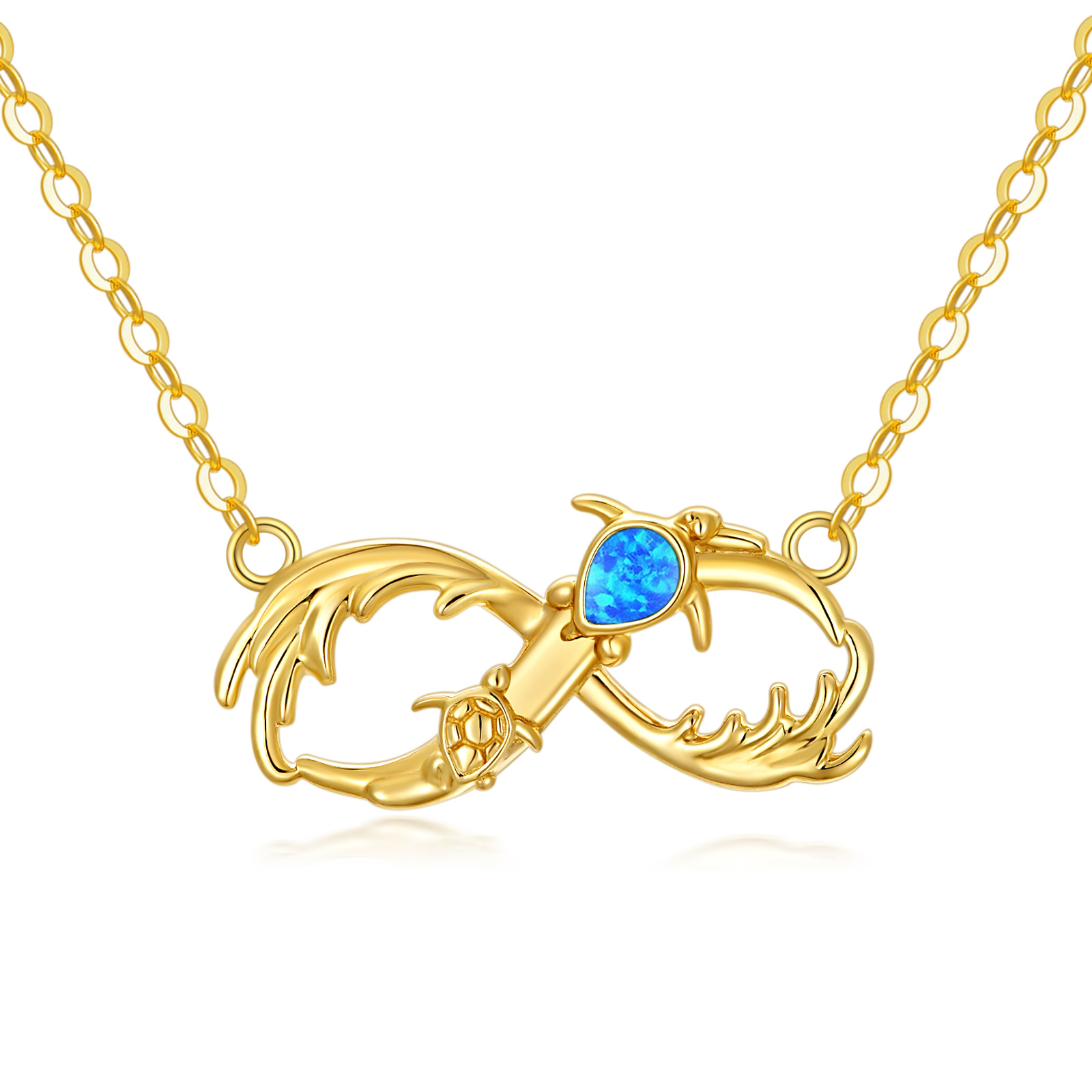 14K Gold Pear Shape… - image