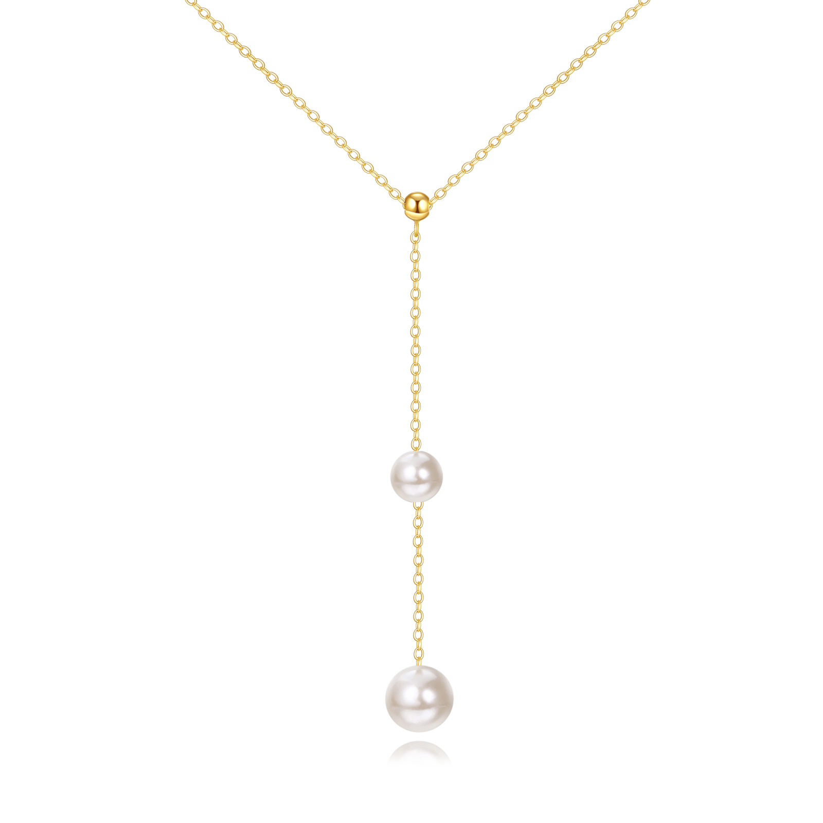 14K Gold Pearl Non-… - image