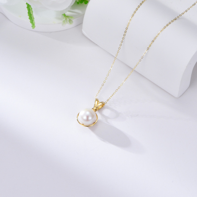 Collier de perles en or 14K-4