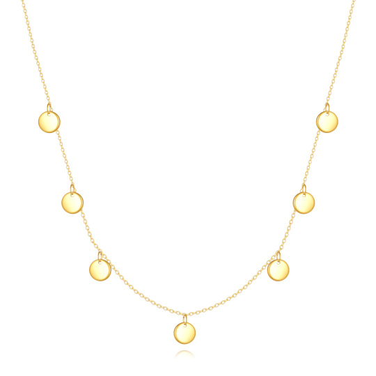 Collana con ciondolo in oro 14K