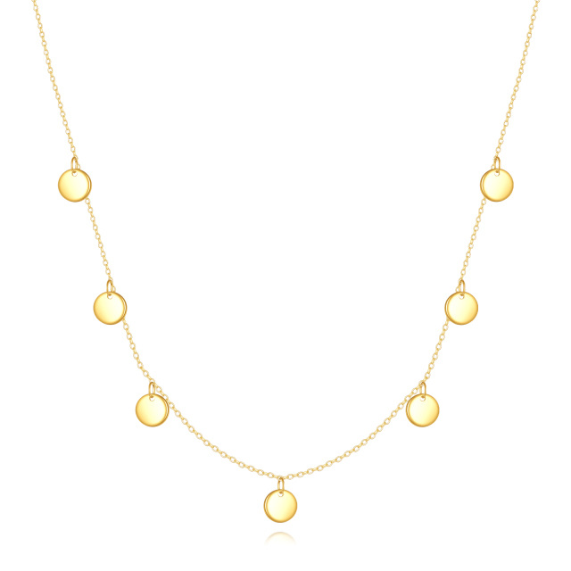 14K Gold Pendant Necklace-1