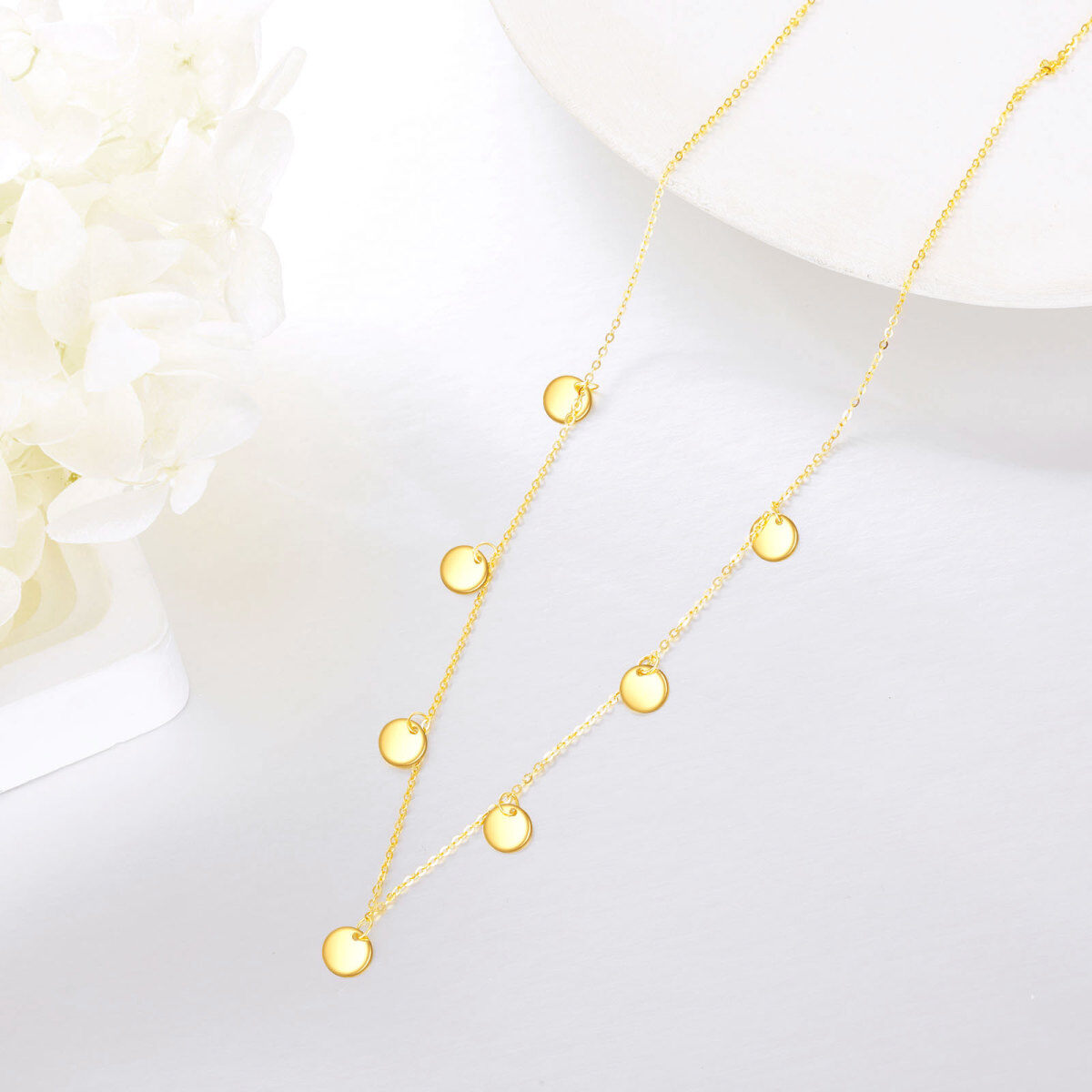 14K Gold Pendant Necklace-4