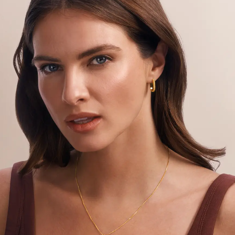 Gold Vermeil Personalized Birthstone & Grandmother & Mother & Sisters & Heart Pendant Necklace-3