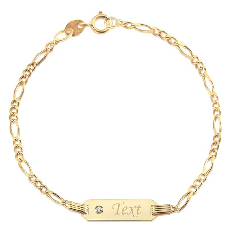 14K Gold Cubic Zirc… - image