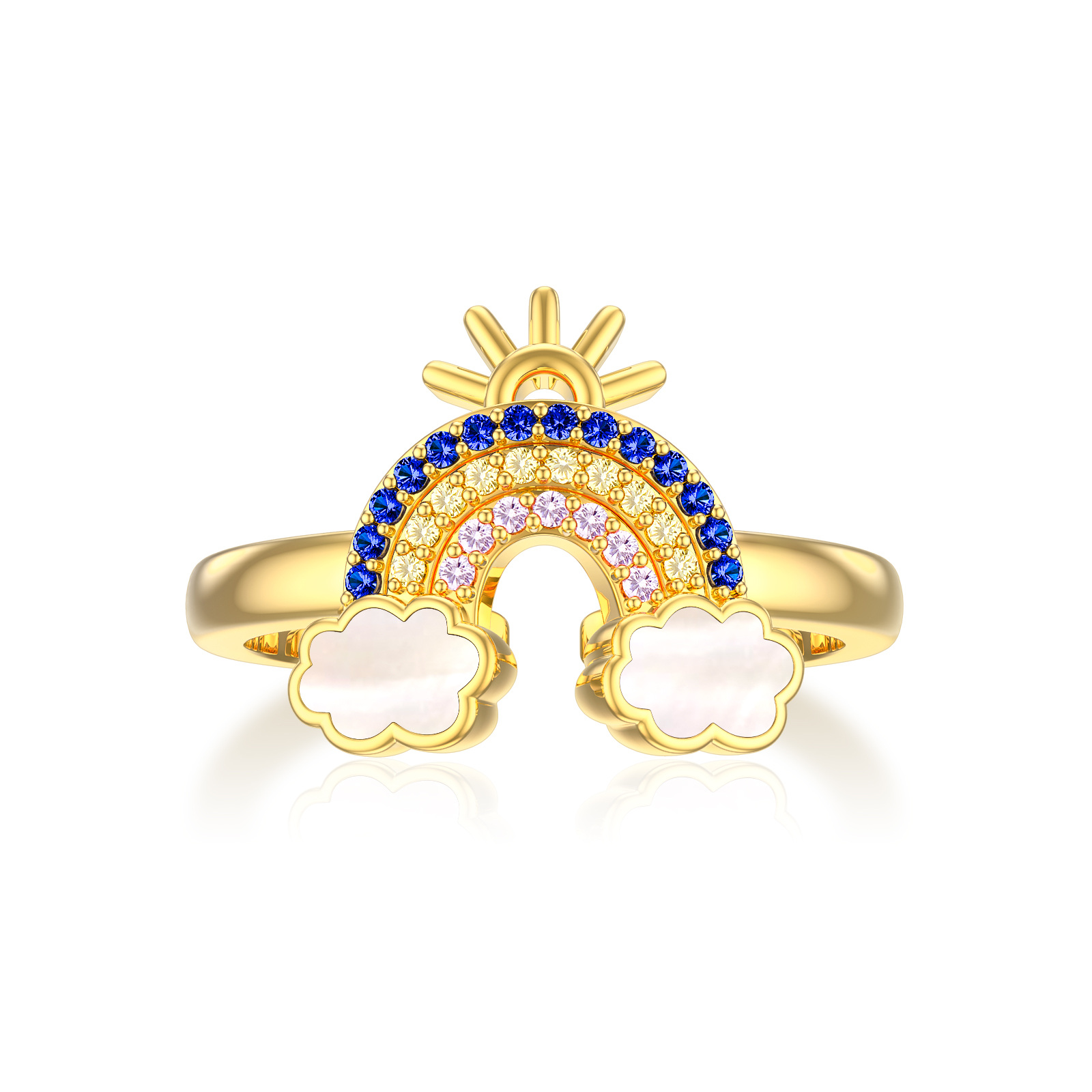 10K Gold Cubic Zirc… - image
