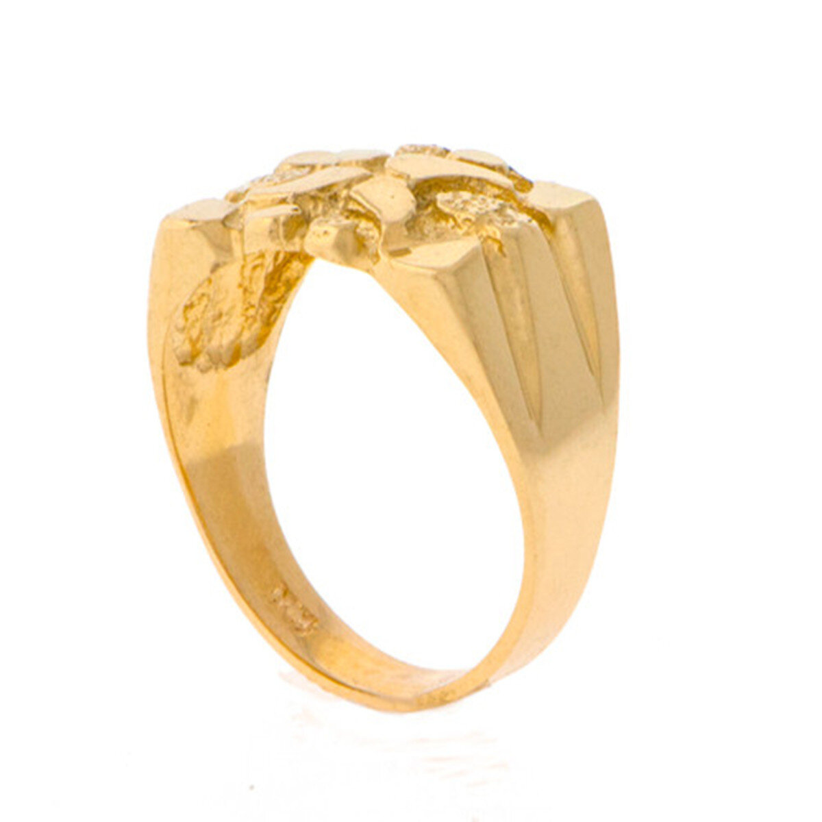 Anillo de oro de 14 quilates para hombre-3