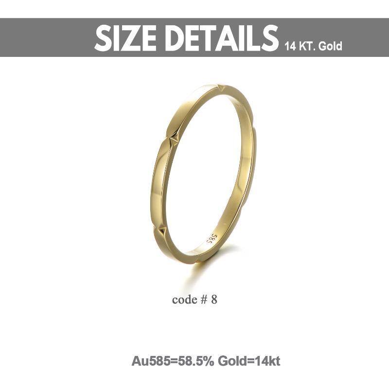 10K gouden ring-8