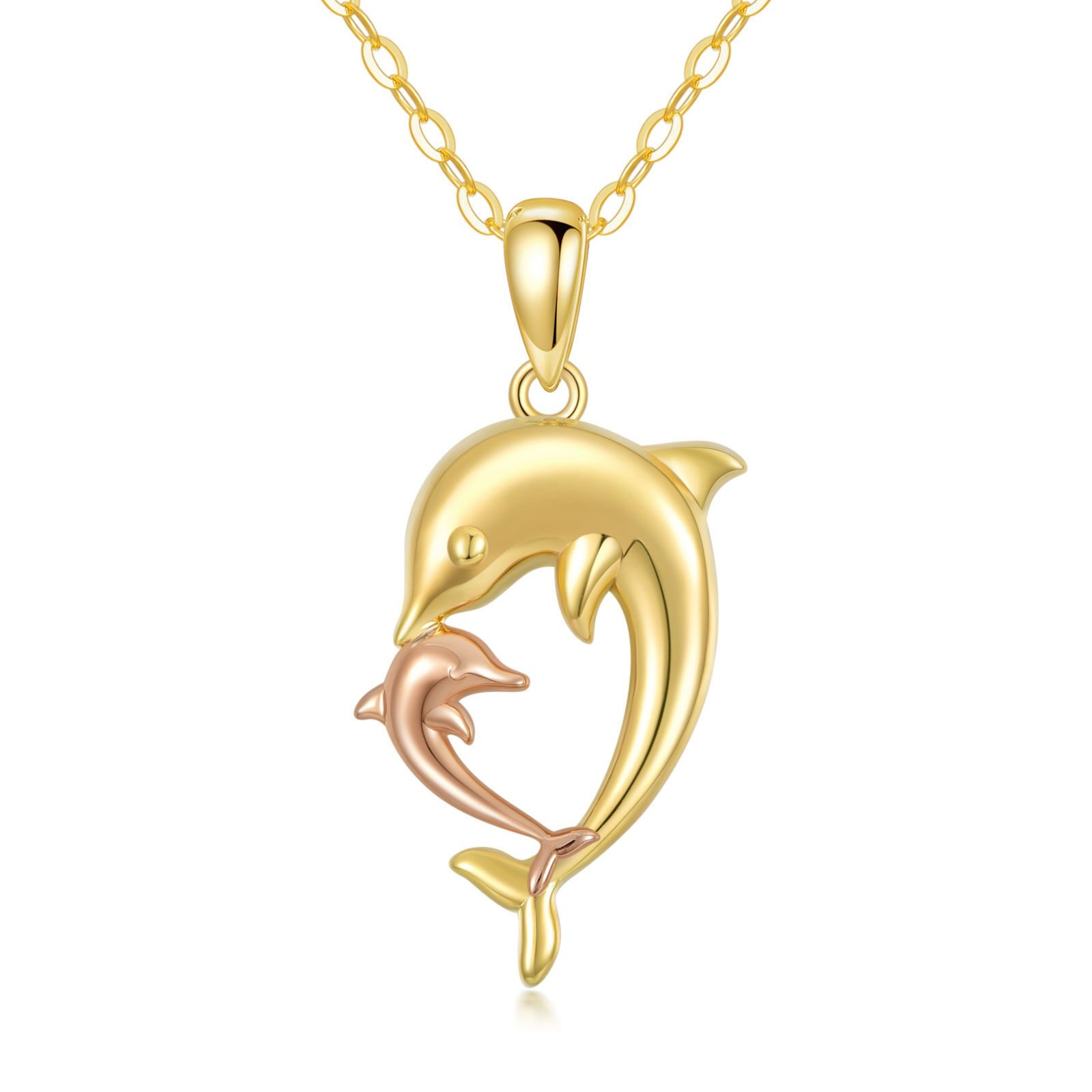 14K Gold Two-Tone D… - image