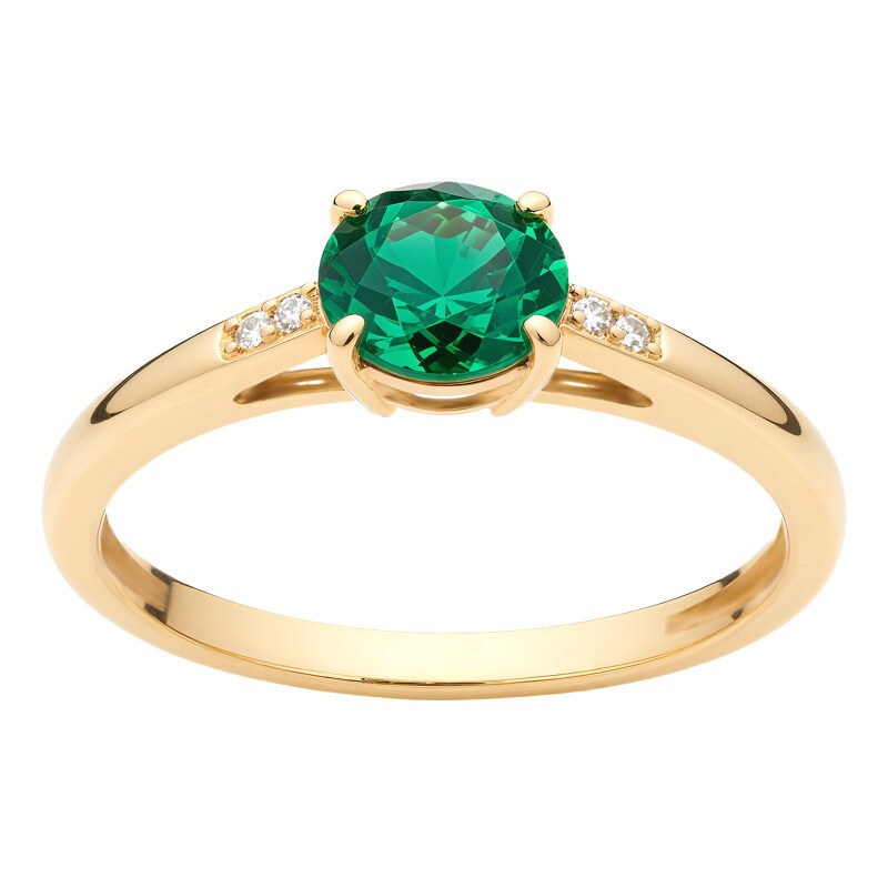 14K-Gold-Rundschliff-Smaragd-Verlobungsring-4