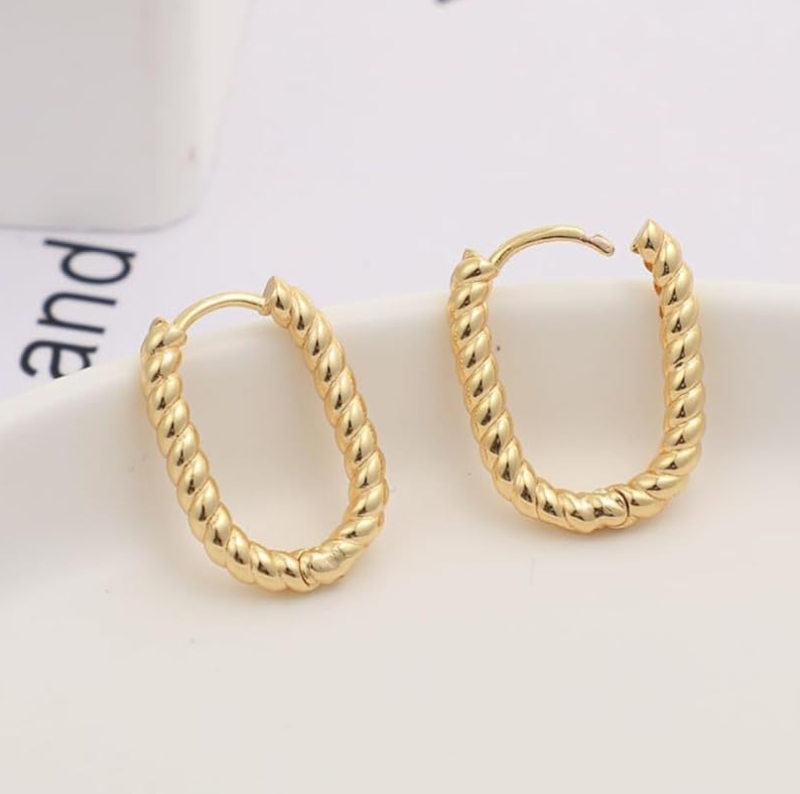 Kolczyki koła ze złota 10K-5