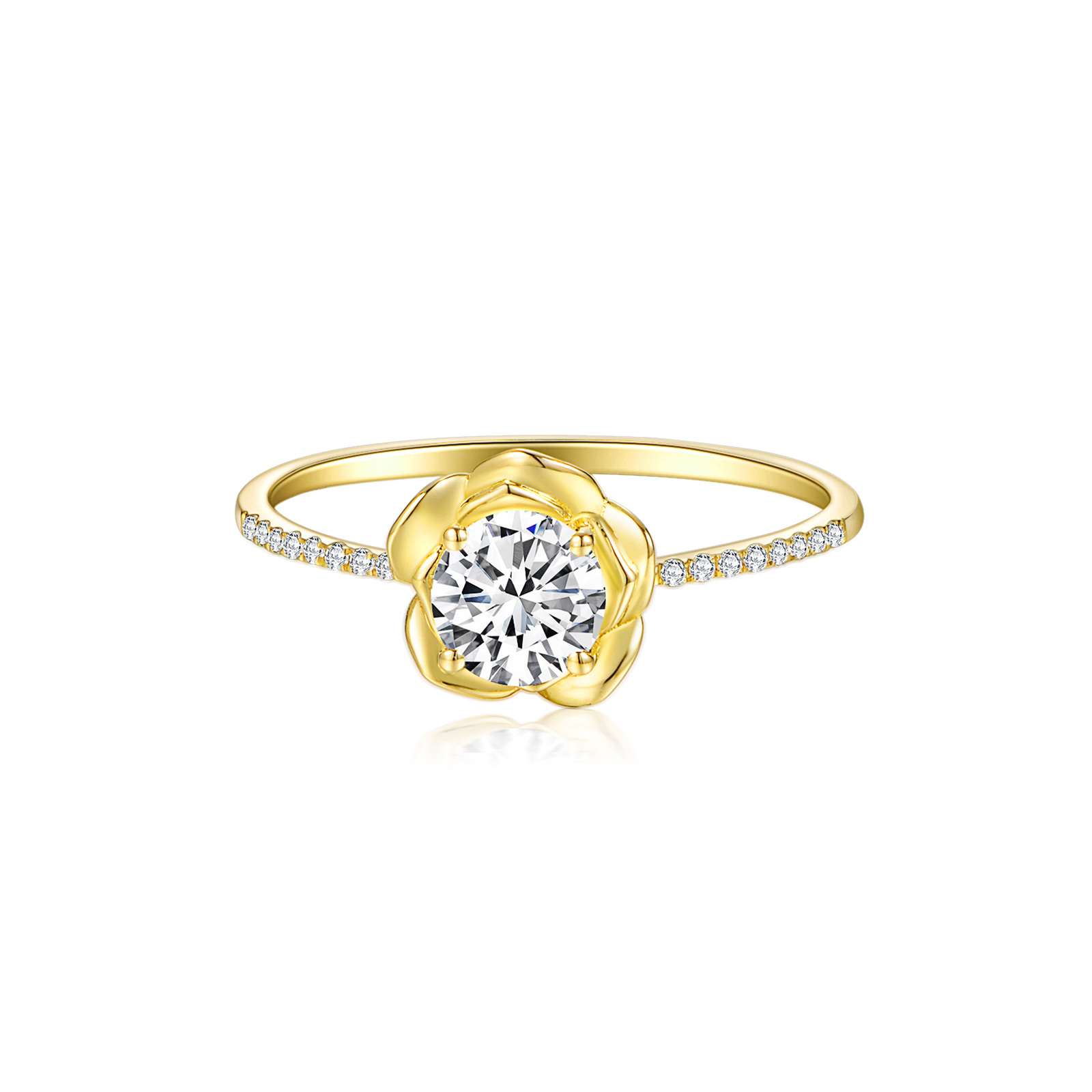 14K Gold Round Mois… - image