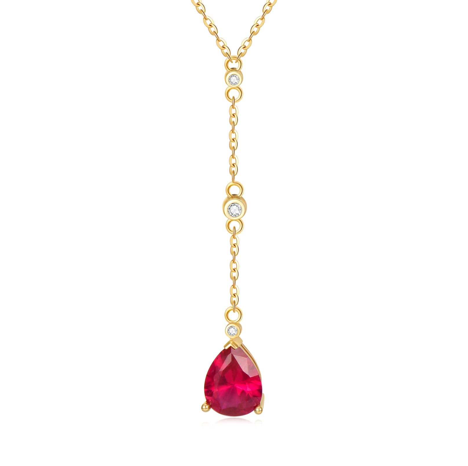14K Gold Cubic Zirc… - image