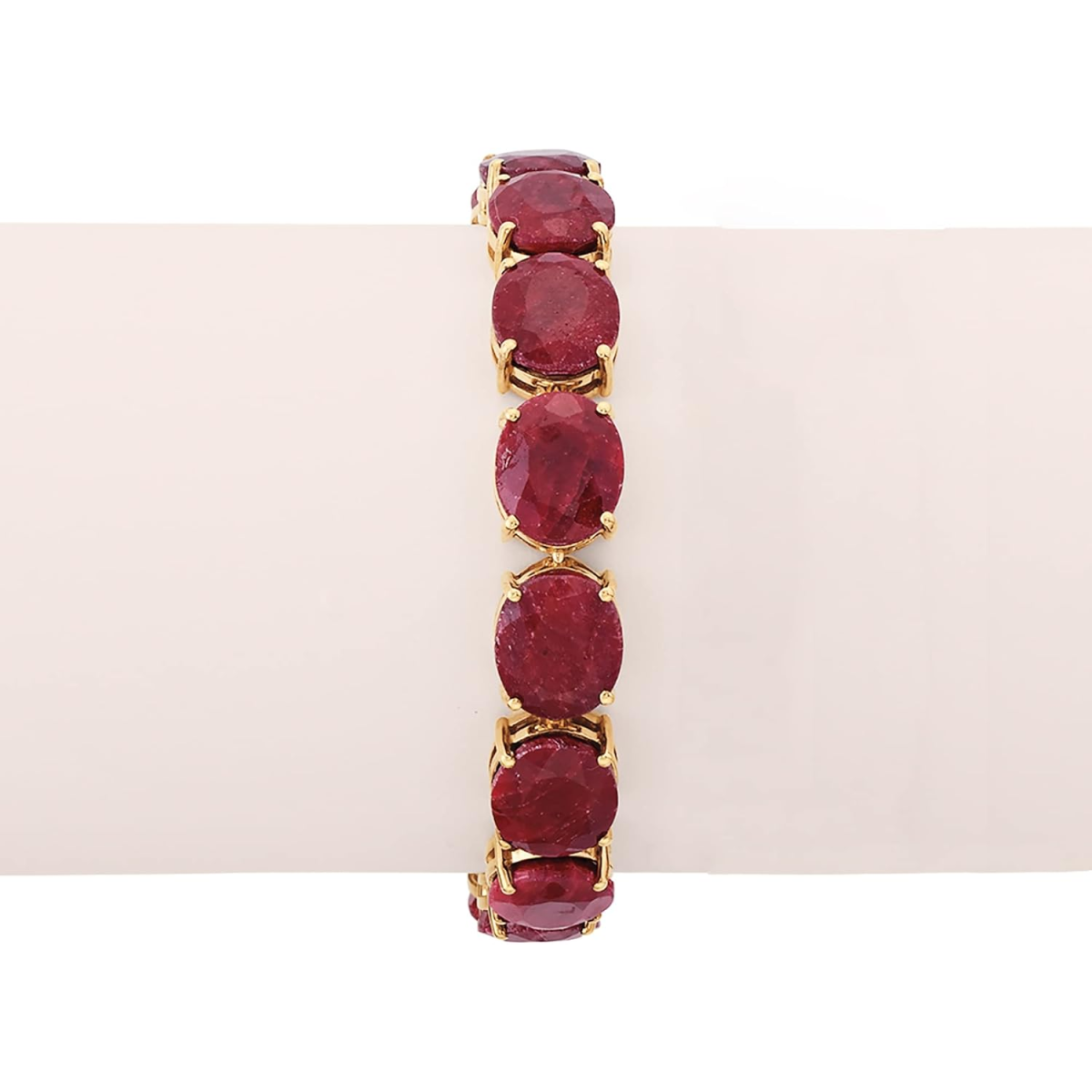 14K Gold Ruby Grandmother & Mother Chain Bracelet-4