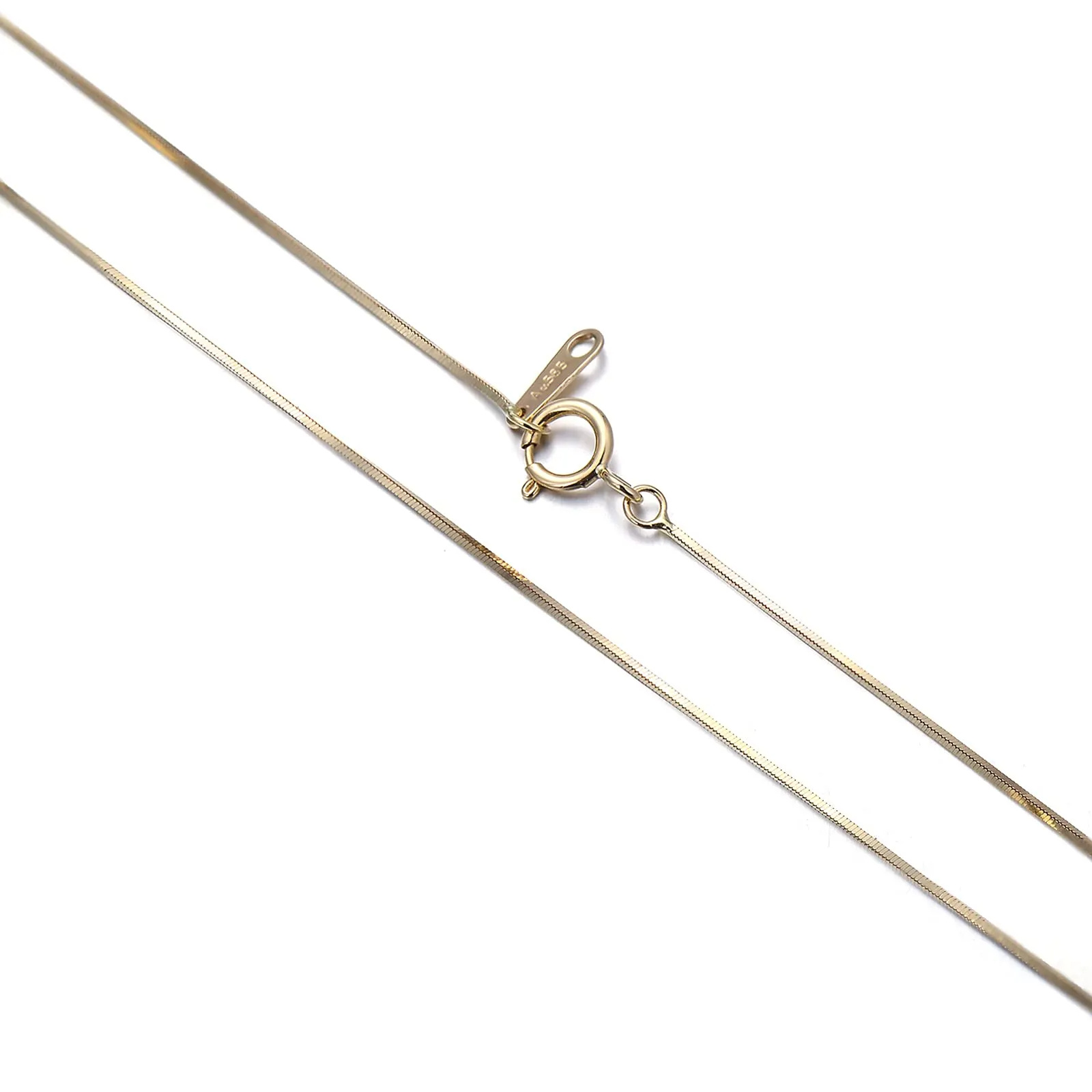 14K Gold Snake Chai… - image