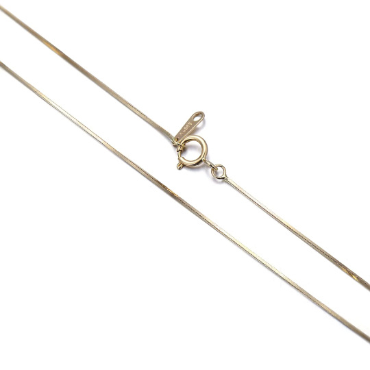 Collana con catena a serpente in oro 14K