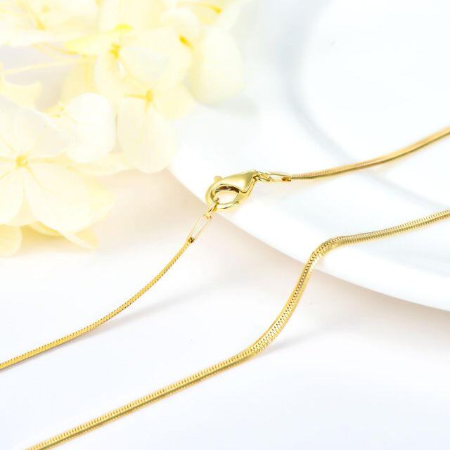 14K gouden slangenketting ketting-2