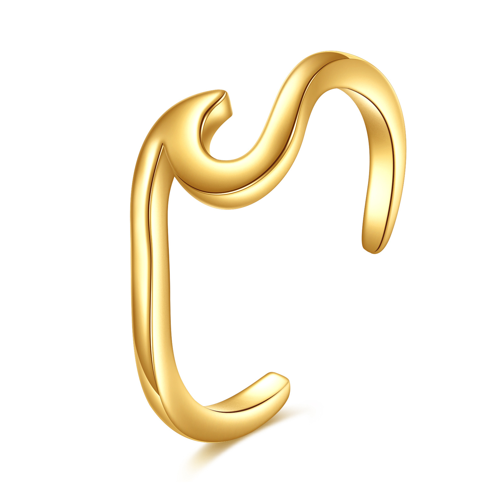 14K Gold Spray Cuff… - image