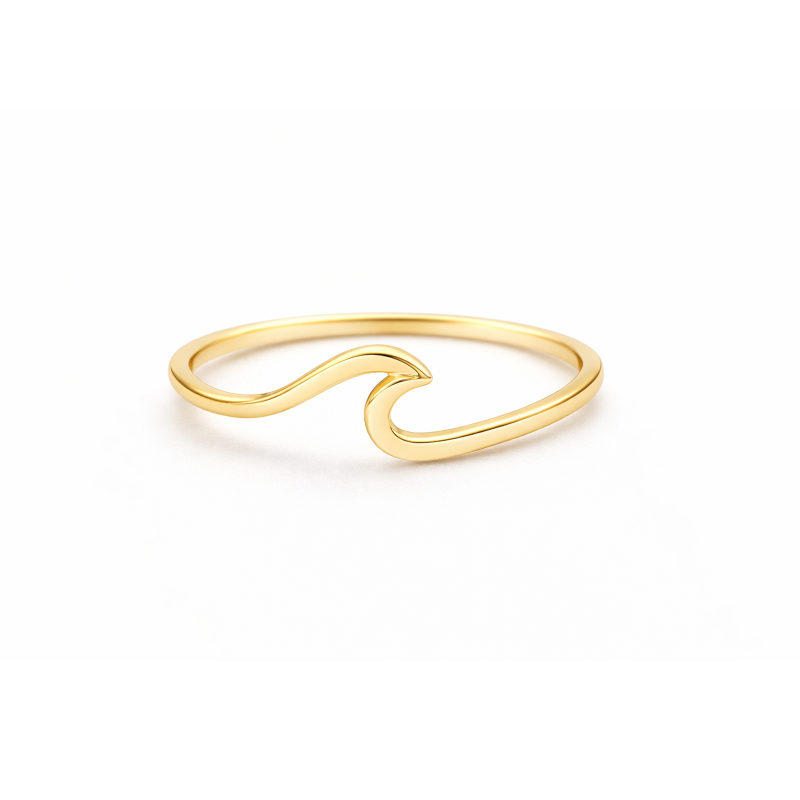 14K Gold Stackable Ring-1