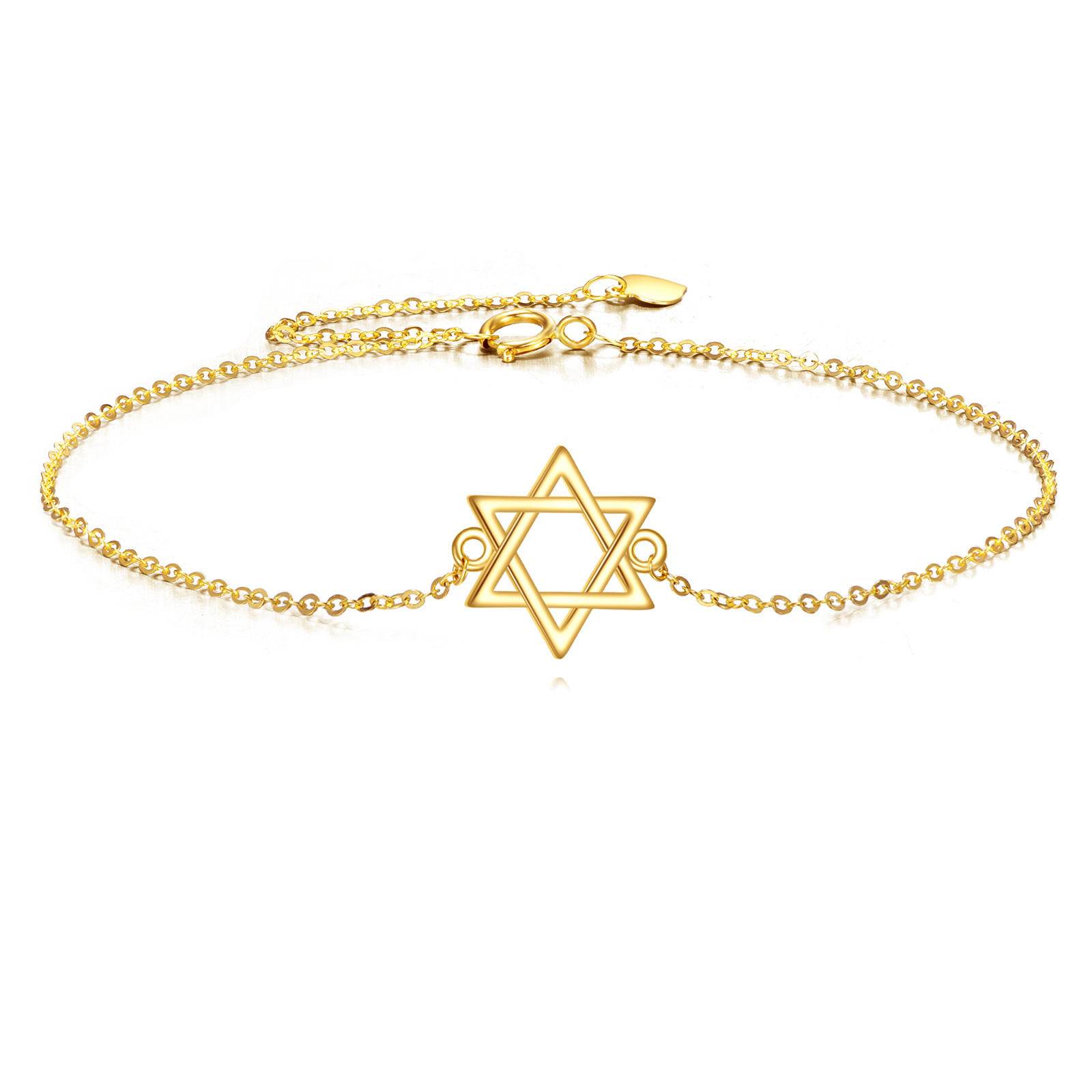 14K Gold Star Of Da… - image