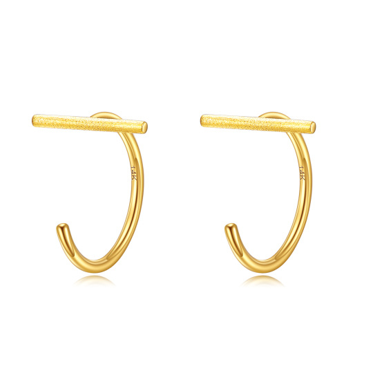 10K Gold Stud Earrings