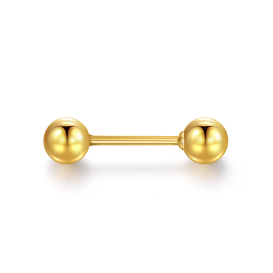 14K Gold Zungenschmuck