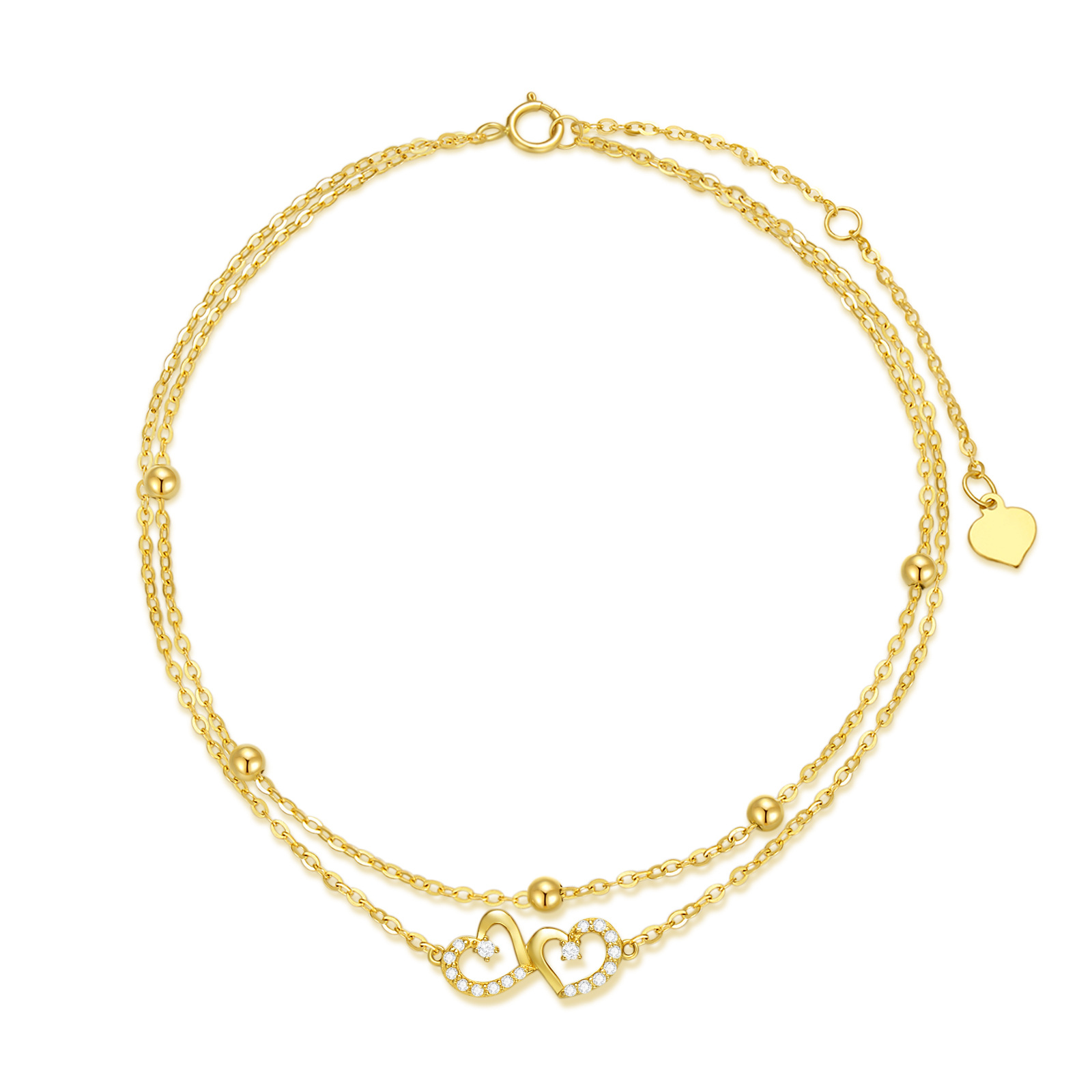 14K Gold Round Cubi… - image