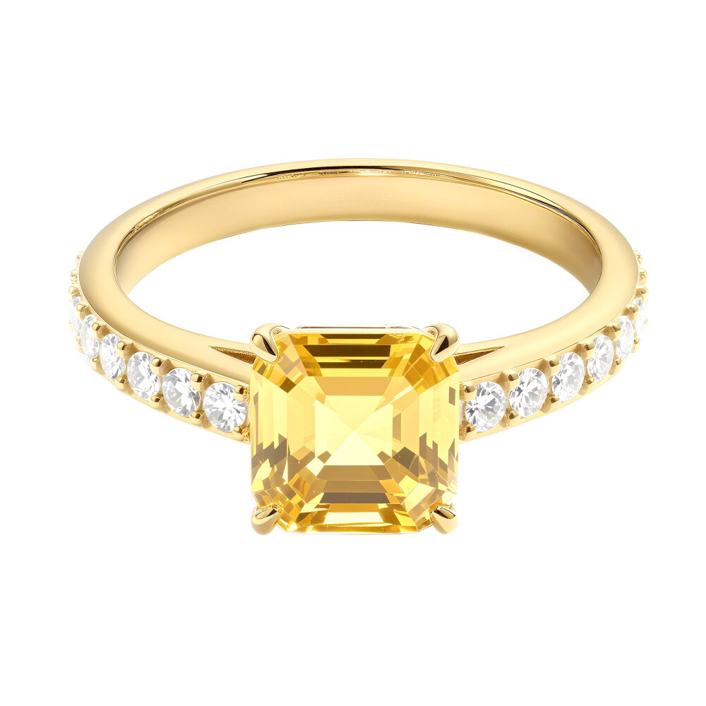14K-Roségold-Prinzessin-Schliff-Citrin-Verlobungsring-4