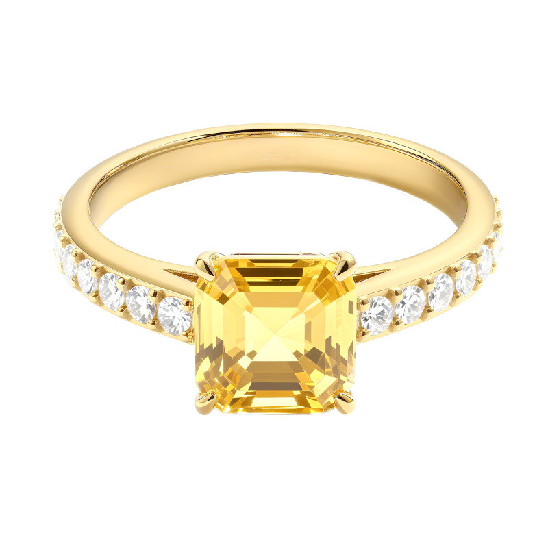 14K-Roségold-Prinzessin-Schliff-Citrin-Verlobungsring-4