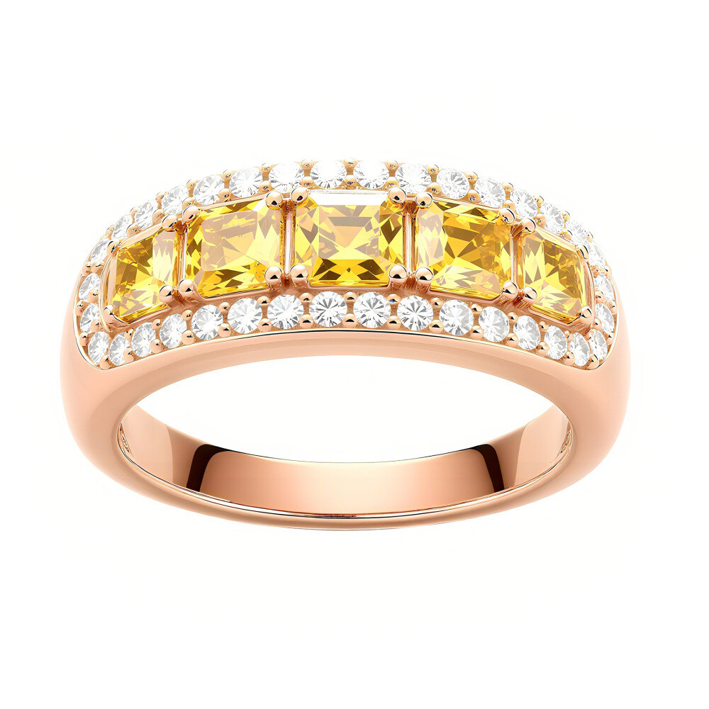 14K-Rosengold-Prinzessin-Schliff-Zitrin-Verlobungsring-1
