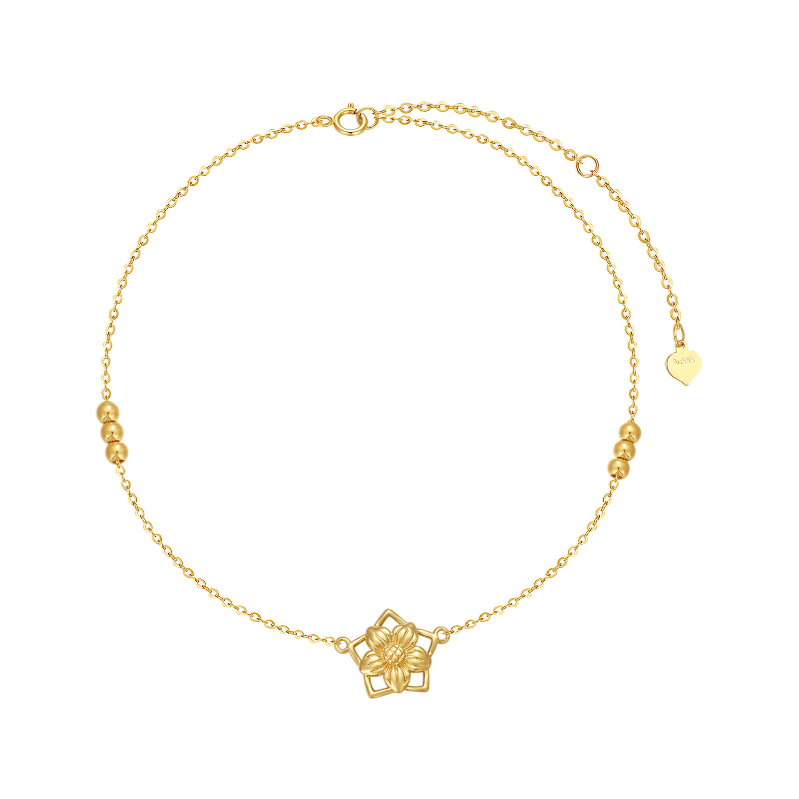 14K Gold Daisy & Be… - image