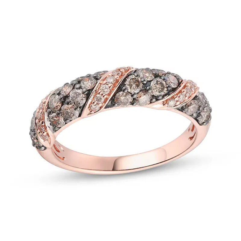 LADIES STACKABLE BAND 0.05CT ROUND DIAMOND 14K WHITE GOLD LADIES STACKABLE BAND 0.05CT ROUND DIAMOND 14K WHITE GOLD