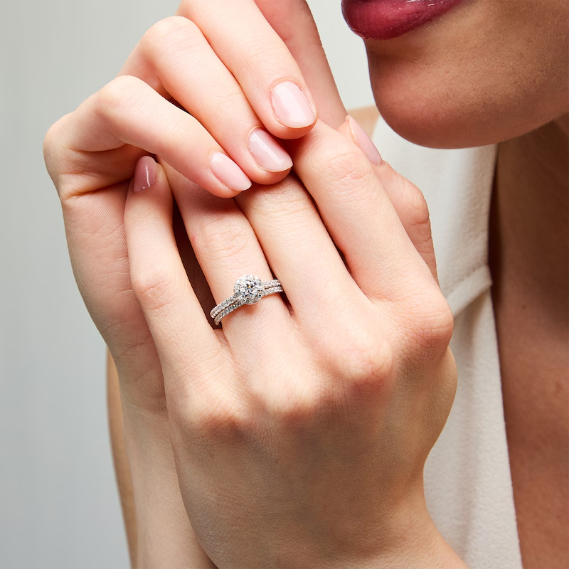 10K Gold 1 to 3.5 CT. T.W Round Cut Lab Created Diamond Wedding Ring D VVS1-VS1 Clarity 3EX IGI Certified-2