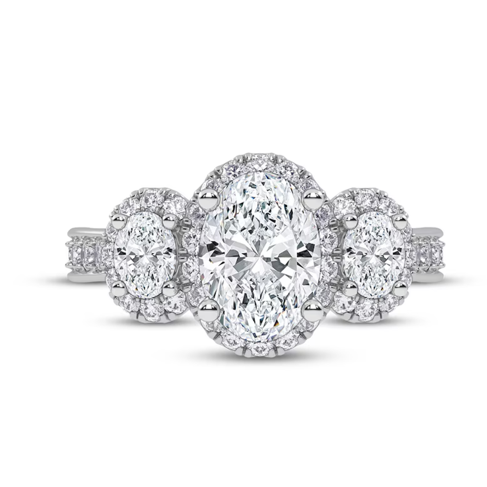 10 Karat Weißgold, 1,5 Karat, ovaler, im Labor hergestellter Diamant, individueller Verlobungsring, Farbe D, Reinheit VVS1-VS1, 3EX, IGI-zertifiziert-6