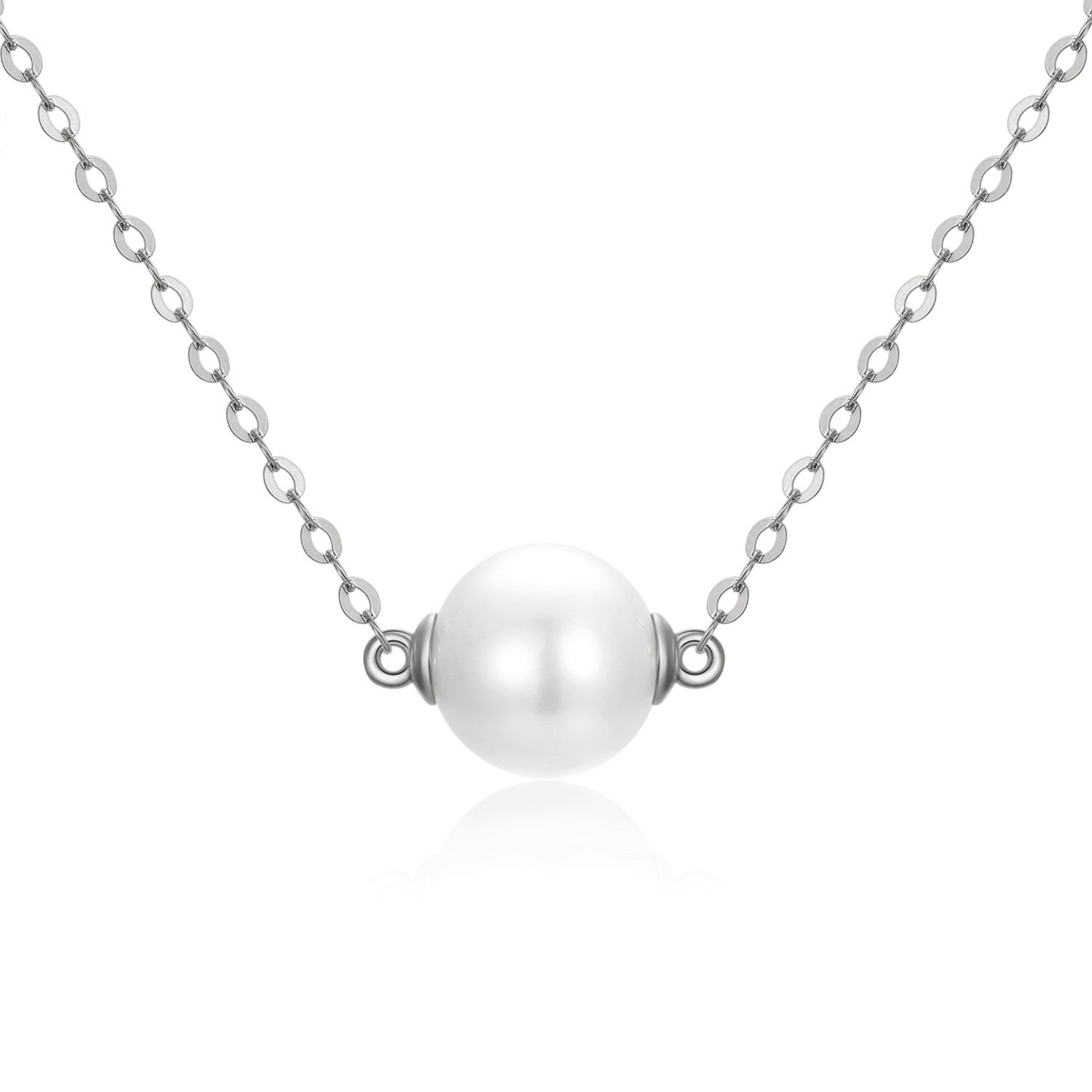 14K White Gold Circ… - image