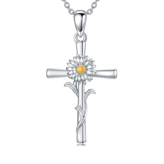 Sterling Silver Cross Pendant Necklace