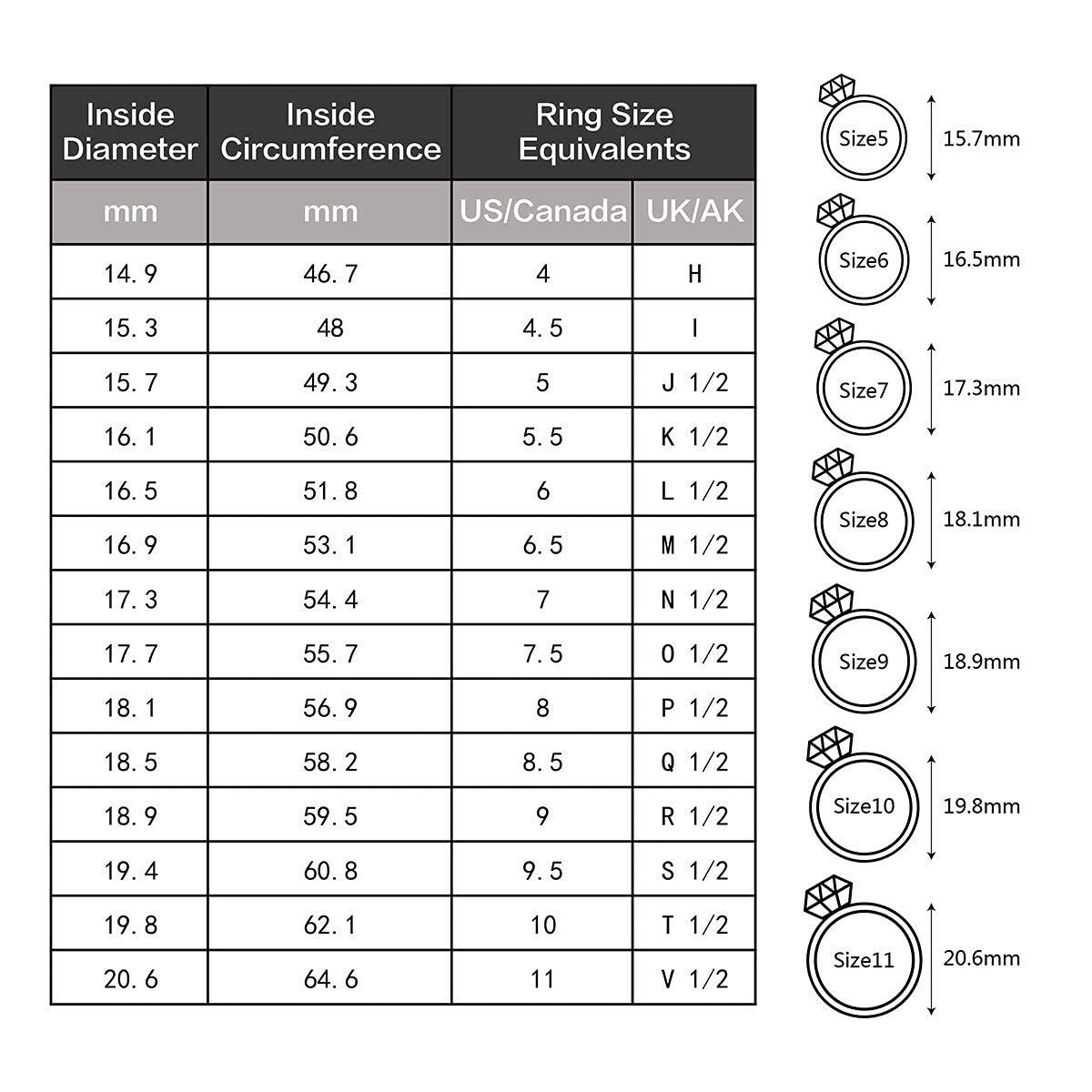 14K Białe Złoto 2 CT Princess-square Moissanite Obrączka Ślubna Z Grawerunkiem Spersonalizowanym-6