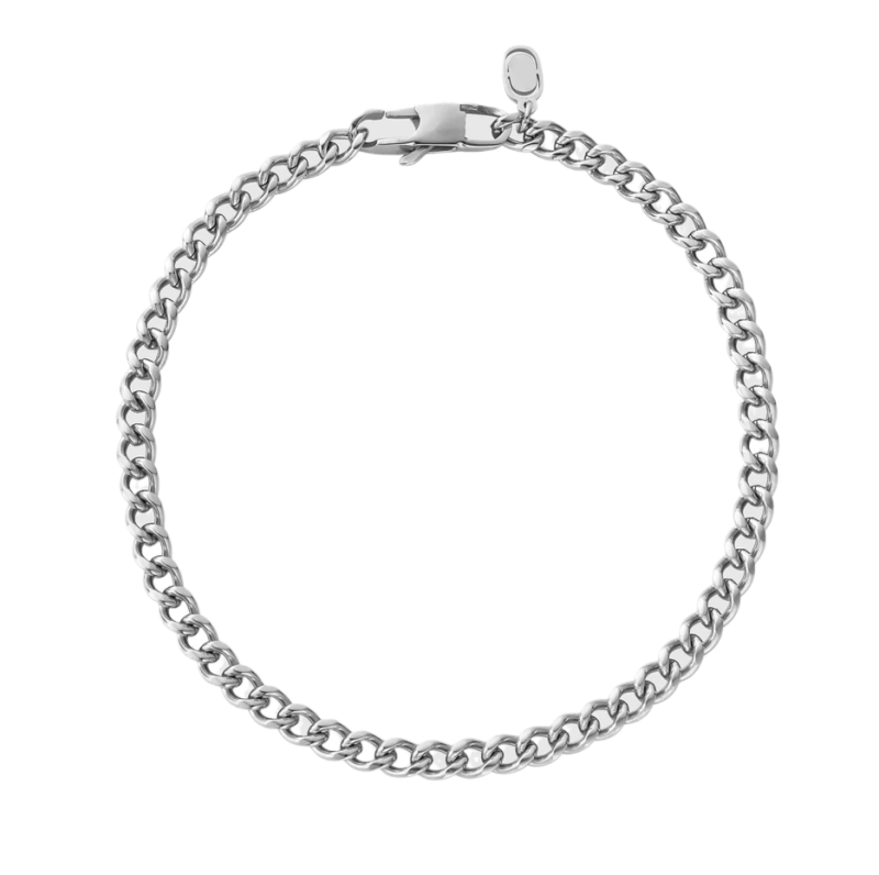 Sterling Silver Cuban Link Chain for Men 4mm-1