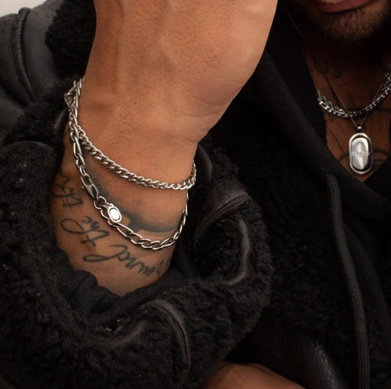 Sterling Silver Cuban Link Chain for Men 4mm-3