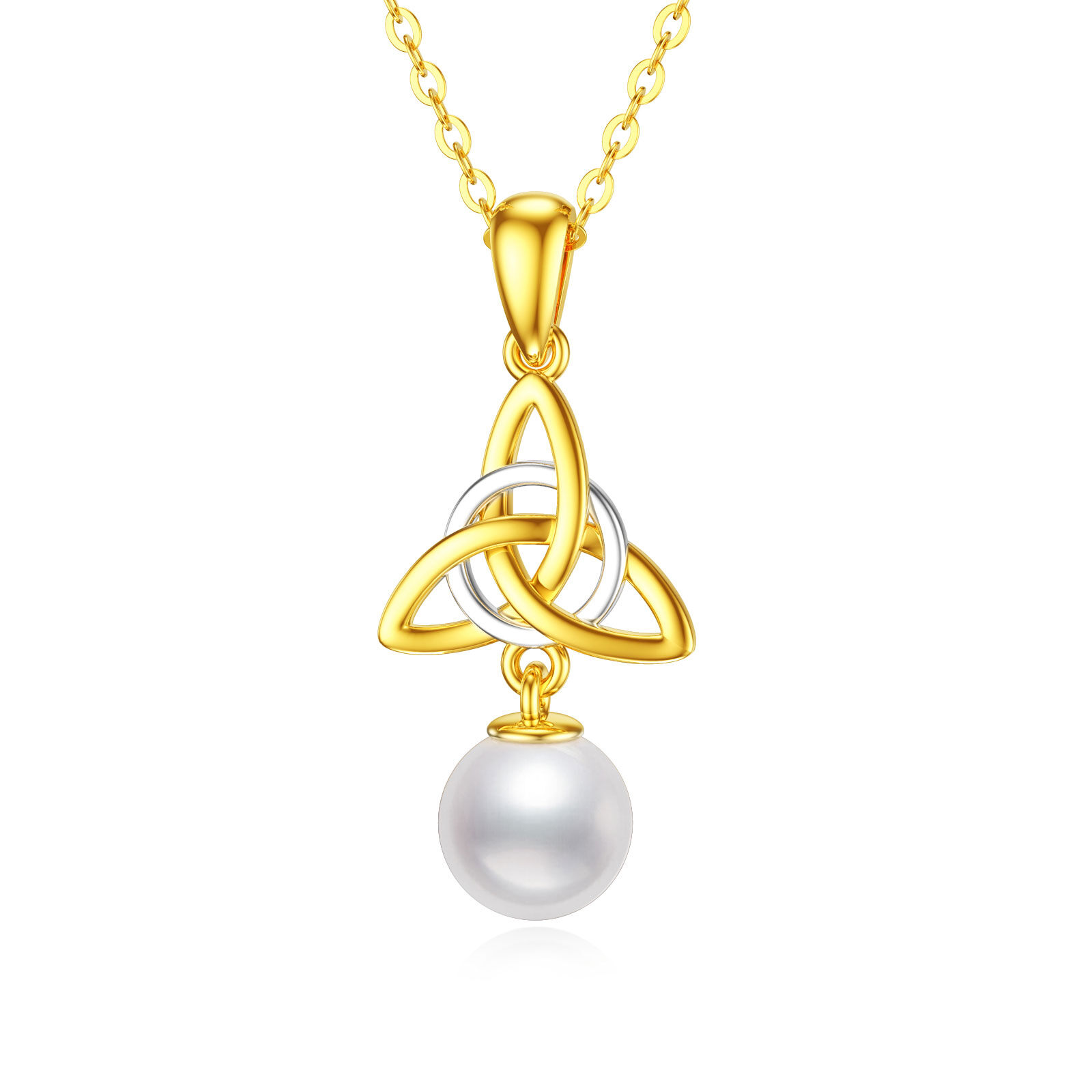 14K White Gold Two-… - image