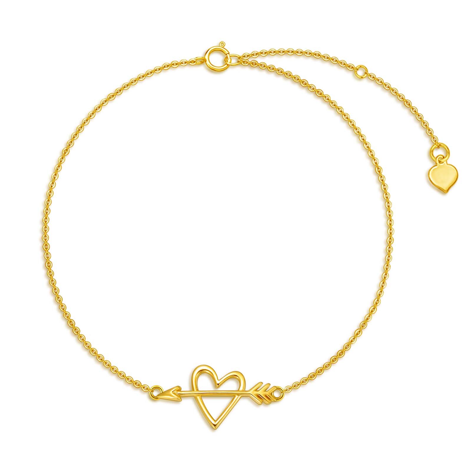 14K Yellow Gold Arr… - image